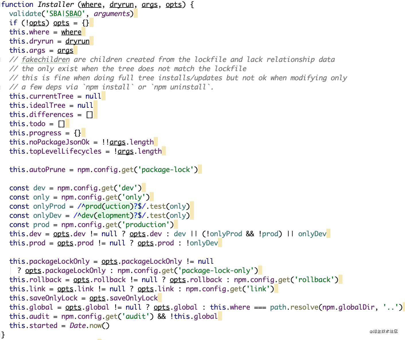 npm install 的玄机